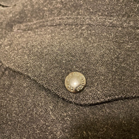 Filson - Mackinaw Wool Cruiser Jacket, Charcoal, Size 42 - Picture 4 of 7